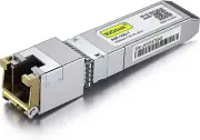 SFP+ to RJ-45 10Gbase-T Transceiver, 10Gbe Copper SFP+