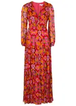 Borgo DE Nor Printed Chiffon Maxi Dress - Multicoloured - 8 (UK8 / S) 8 (UK8 / S)