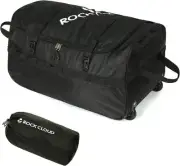 85L Foldable Wheeled Duffel Bag with Wheels Rolling Duffle Bag Packable 26 inch