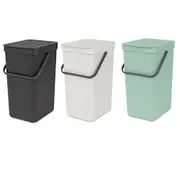 Brabantia Sort & Go Waste Bin 16L - Jade