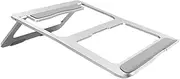 HOLIDYOYO Folding Laptop Rack Lightweight Aluminum Alloy Notebook Holder Stand for Cooling Compatible with Laptops Sturdy Durable Design with Slip Pads