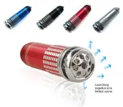 MINI AUTO 12V AIR PURIFIER IONIZER IONIC AIR PURIFIER OXYGEN BAR BLUE COLOR