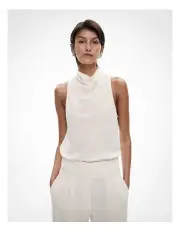 [Witchery] Draped Top in Chalk
