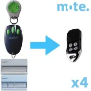 4 x Merlin+ C945 CM842 C940 C943 Compatible Garage/Gate Door Remote MR600 MR650