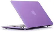 RUBAN Plastic Hard Case Cover for MacBook Air 13 Inch (Models: A1369 and A1466), Light Purple