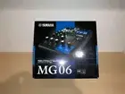 New YAMAHA MG06 6 Channel Mixing Console 2 Mic 6 Line Inputs Mixer Effects