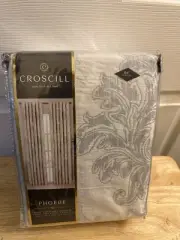 NIP Croscill Home Phoebe Two (2) Lined Window Panels & Tiebacks