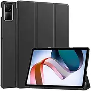 [Kepuch] Custer Case for Xiaomi Redmi Pad SE 11",Ultra-Thin PU-Leather Hard Shell Cover - Black