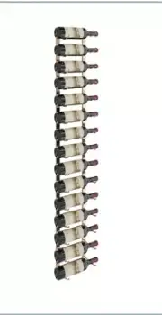 VintageView W Series Luxe Wine Rack 4 - Metal Wall Mounted Wine Rack