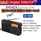 XHDATA D109 Portable Digital Radio FM STEREO AM SW Receiver Bluetooth LOUD