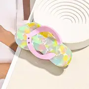 [YlobdolY] Hair Claw Clips for Women, Novelty Clothing High Grade Hair clips for Ladies Thin Thick Curly Hair, Non-slip Strong Hold Jaw Hair Accessories Hairclips Slippers