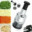 Manual Hand Press Garlic Onion Chopper Vegetable Food Cutter Processor Dicer AU