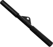 Straight Pull Down Bar Gym Cable Attachment with Rubber Handgrips Tricep Bar Press Handle Barbell Deluxe Straight Bar