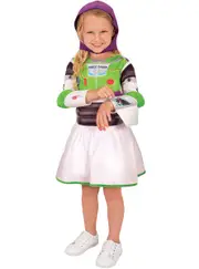 Miss Buzz Lightyear Girls Deluxe Toy Story Costume