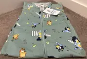 Bonds BNWT Green Cricket Bluey Zippy - Size 1 (12-18 Months)