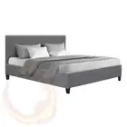 Artiss Neo Bed Frame Fabric Grey Double
