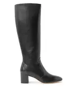 YULIANA 60 KNEE-HIGH ZIP BOOT in BLACK for Women