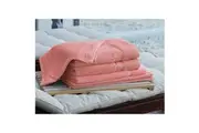 Kingtex Plain Dyed Combed Cotton Bath Sheet Set 7 Piece Rust