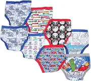 [Marvel] Avengers Boys 8 Pack Briefs Underwear Capt America, Iron Man Hulk