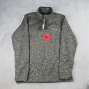 Eddie Baur Radiator Fleece Snap Front PULLOVER SZ Med Charcoal