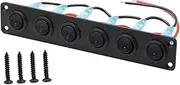 Generic Automotive Rocker Switch Panel for Marine Use on Off Control for Vehicles, F
