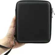 ADVcer 2DS Case, EVA Waterproof Hard Shield Protective Carrying Case with Hand Wrist Strap and Double Zipper for Nintendo 2DS (Black)