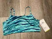 Old Navy Girl Active Go Dry Sports Bra Size Small 6-7 Years Blue