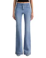 Alice and Olivia Hot Mid Rise Jeans in Celtine Vintage