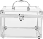 Box Vinyl Record Storage Box Duty Vinyl Record Album Storage Holders Storage Case Album Storage for Vinyl Records Storage Organizers Case Storage Holder Silver Acrylic