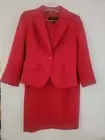 Max Mara Week End Skirt Suit Set Blazer & Skirt Red