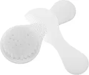 Yardwe 2pcs Soft Bristle Hair Brush Comb Set Gentle Scalp Massage for Newborns for Cradle Cap Treatment Sensitive Skin Versatile Grooming Essentials