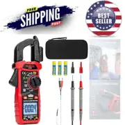 Digital Clamp Meter Multimeter AC DC NCV Temp Capacitance Resistance Testing
