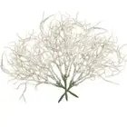 Ornament White Grass Artificial Plant Simulation Flowers Snow Pine Branch