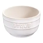 staub "Round Rum Can Ivory 9cm" Ceramic Small Bowl Microwave Safe [Authorized Ja