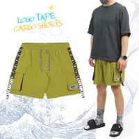 在飛比找PChome24h購物優惠-Nike 海灘褲 Logo Tape Cargo 綠 黑 男