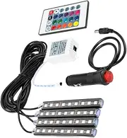 SOLUSTRE Led Lights for Car RGB Light Strip Professional Atmosphere Lamp Safe Stable Design