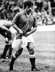 Frances Robert Paparemborde Walks To Touchline To Change 1979 OLD RUGBY PHOTO