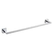 Decaura Luxury Chrome Single Towel Rail 600mm Bathroom Towel Bar Holder Rack wall Mounted DIY