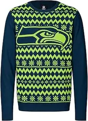 NFL Winter Sweater Xmas Knit Pullover - Seattle Seahawks - XL