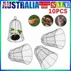 10Packs Garden Chicken Wire Cloches Thickened Plant Protector Cloche Covers.
