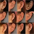 Women Crawler Hook Earring Crystal Stud Earrings Lightning Zirconia Jewelry 1Pc