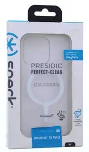 Speck Presidio Perfect-Clear Phone Case for iPhone 13 Pro