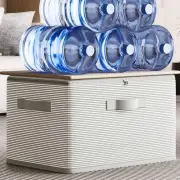 Folding Storage Box Clothes Storage Bin with Lid Zipper Creative Modern Basket