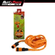 Stretchy Garden Hose Expandable Stretch 15m Orange Stretch Hose Easy To Store