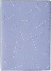 A5 Diary Quitterie Stick Light Purple