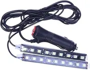 ETHZZLE Car Led Interior Lights Atmosphere Lamps Strip 18 Led Cigarette Light for Car Decorative Atmosphere