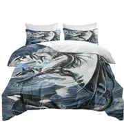 Oceanus the Orca Killer Whale Dragon Quilt Cover