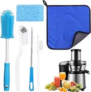 6PCS Cold Press Juicer Cleaning Brush Kit – Complete Cleaning Set for Slow Juicers, Masticating Juicer Accessories & Juice Extractor Parts – Essential Kitchen Cleaning Tool