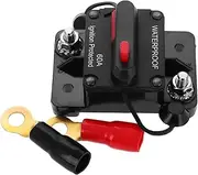 GETAJGHSD High 60a Fuse Block Holder Resettable Switch for Auto Rv Marine Boat Audio Stereo Circuit Breaker Dc Trolling Motor Inverter