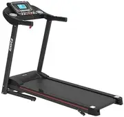 Folding Treadmill, Smart Motorized Treadmill with Manual Incline and Air & MP3, Exercise Running Machine with 5" LCD Disp